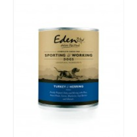 Eden Wet Food for Working and Sporting Dogs Turkey and Herring 400g