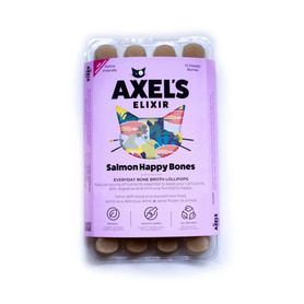 Axel's Elixir Cat - Salmon Happy Bones, Bone Broth (12 x 20g)