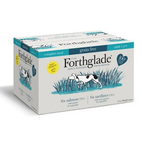 Forthglade Variety Pack 12 x 395g - Complete Grain Free (Fish)