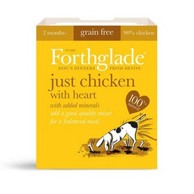 Forthglade Just Range Grain Free Wet Food 395g - Chicken with Heart