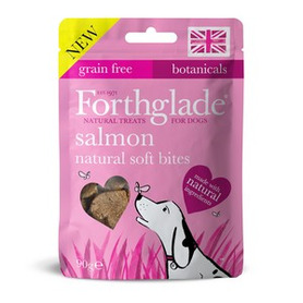 Forthglade Dog Treats - Botanicals Soft Bites Grain Free - Salmon 90g