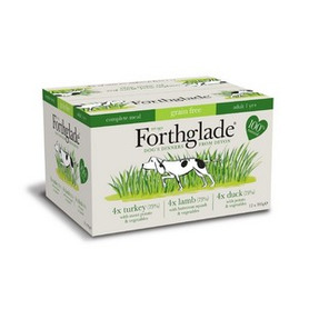 Forthglade Variety Pack 12 x 395g - Complete Grain Free (Turkey, Lamb & Duck)