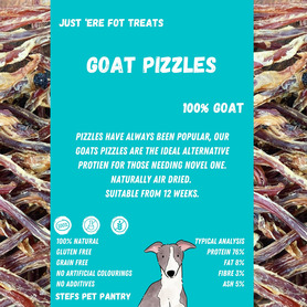 Just 'Ere Fot Treats - Goat Pizzles 200g