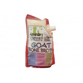*REDUCED* *PASSED BBD* Alexanders Naturals Bone Broth Pouch 500ml - Goat