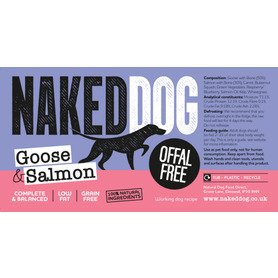 Naked Dog Goose & Salmon (Offal Free) 2x500g