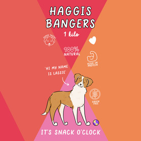 Haggis Bangers  1kg