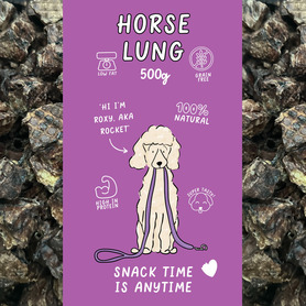 Just 'Ere Fot Treats - Horse Lung 500g