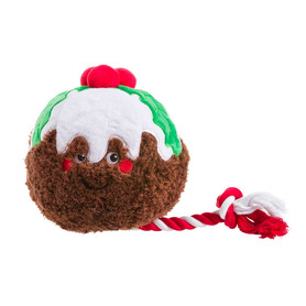 House of Paws - Party Animal Christmas Pudding Dog Toy