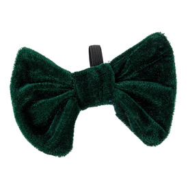 House of Paws Green Velvet Bow Tie