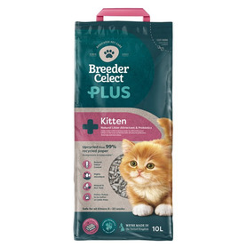 Breeder Celect PLUS Probiotic Paper Kitten Litter 10L