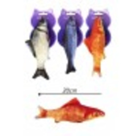 World of Pets Catnip Fish Toy 3 Assorted Designs