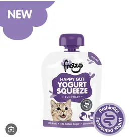 Frozzys Happy Gut Yogurt Squeeze - Cat 85g