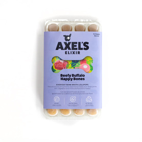 Axel's Dog Beefy Buffalo Happy Bones, Bone Broth (12 x 20g)
