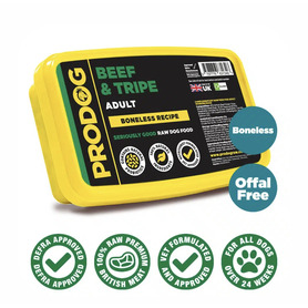 ProDog Complete Beef with Green Tripe Formula 1kg (with veg)