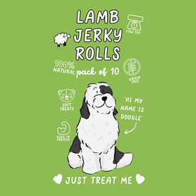 Just 'Ere Fot Treats - Lamb Jerky Rolls PK10