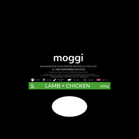Moggi Lamb & Chicken 500g