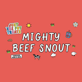 Just 'Ere Fot Treats - Mighty Beef Snout - Single