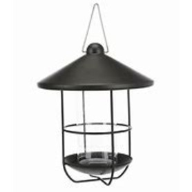 Trixie Seed Feeder Black With Canopy