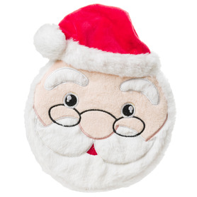 House of Paws Round Santa Squeaker Toy