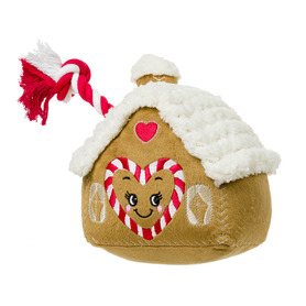 House of Paws Gingerbread House Thrower Toy