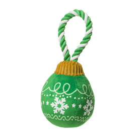 House of Paws Christmas Bauble Rope - Green