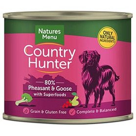 Natures Menu Country Hunter Tins 600g - Pheasant & Goose
