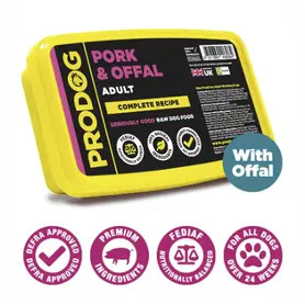 ProDog Complete Pork with Offal Formula 1kg (with veg)