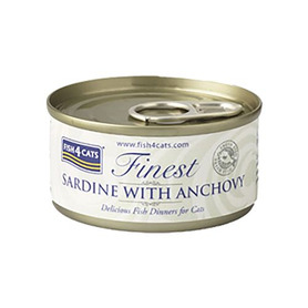 Fish4Cats Finest Sardine with Anchovy 70g