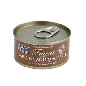 Fish4Cats Finest Sardine with Mackerel 70g