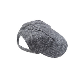 House of Paws Tweed Hat Grey - One size