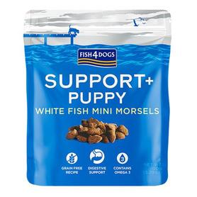 Fish4Dogs Support+ PUPPY White Fish Mini Morsels 150g