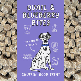 Quail & Blueberry Bites 500g