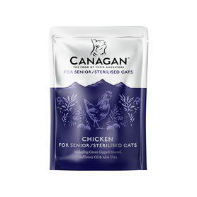 Canagan Cat Pouch 85gm - Chicken For Sterilised / Senior Cats