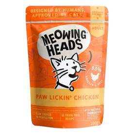 Meowing Heads - Wet Cat Food - Paw Lickin' Chicken 100g