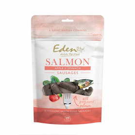 Eden Treats - Salmon, Apple & Spinach Sausages 10pcs
