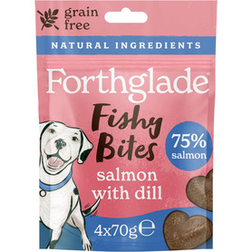 Forthglade Fishy Bites - Salmon with Dill 70g