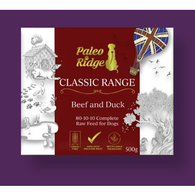 Paleo Ridge Classic Beef and Duck 500g