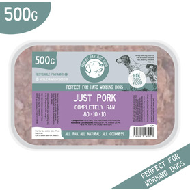 Henley Raw Just Pork 500g