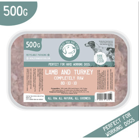 Henley Raw Lamb & Turkey 500g