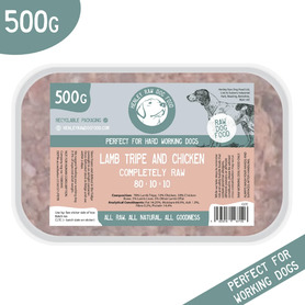 Henley Raw Lamb Tripe & Chicken 500g