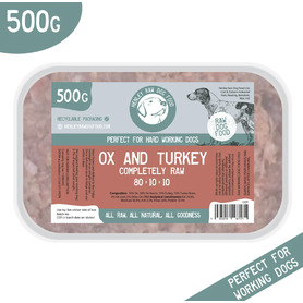 Henley Raw Ox & Turkey 500g