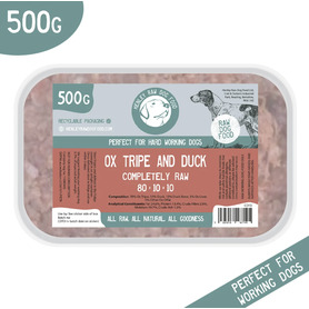 Henley Raw Ox Tripe & Duck 500g
