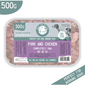 Henley Raw Pork & Chicken 500g
