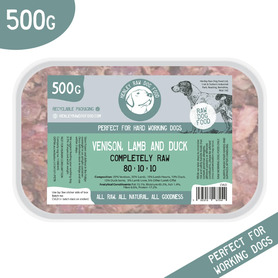 Henley Raw Venison, Lamb & Duck 500g