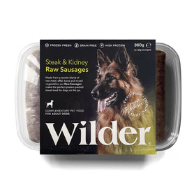 Wilder Steak & Kidney Sausages 360g