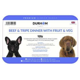 DAF Premium Dinners 500g - Beef and Tripe Dinner with Fruit and Veg