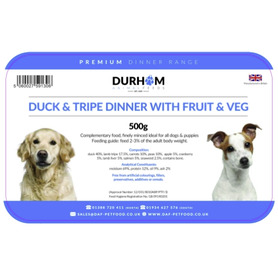 DAF Premium Dinners 500g - Duck Tripe Fruit and Veg