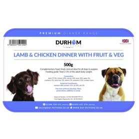 DAF Premium Dinners 500g - Lamb and Chicken with Veg