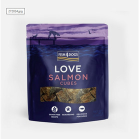 Fish4Dogs Love Salmon Cubes 85g