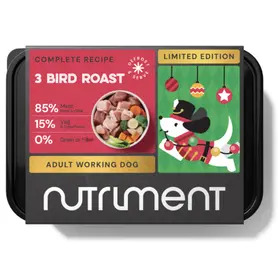 Nutriment XMAS - 3 Bird Roast for Dogs - 500g